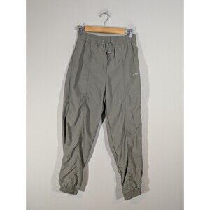 Anthropologie Wilo The Label Pants Women Sz S Green Parachute Joggers Gorpcore